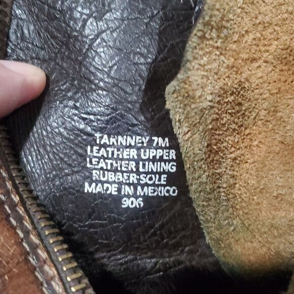 Steve Madden Tarnney Studded Brown Boots Made in Mexico Size 7 - Picture 10 of 15